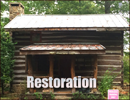 Historic Log Cabin Restoration  Effingham County, Georgia